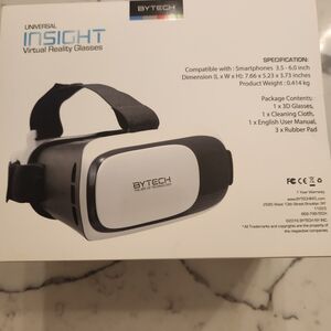 Bytech Virtual Reality Headset - Black and White
